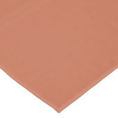 Terra Cotta Rustic Solid Kleur Tafelkleed (Gekanteld)
