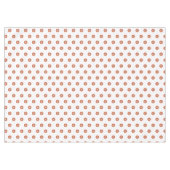 Terra Cotta Sand Polka Dots Tafelkleed (Voorkant (Horizontaal))