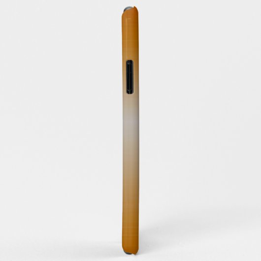 Terra Cotta Sparkle Glam Bling Personalized Metal Case-Mate iPhone Case (Achterkant/rechts)