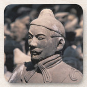 Terra Cotta-strijders in Emperor Qin Shihuang's 2 Onderzetter (Voorkant)