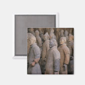 Terra Cotta-strijders in Emperor Qin Shihuang's Magneet (Voorkant / Achterkant)