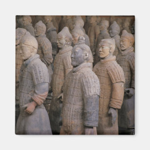 Terra Cotta-strijders in Emperor Qin Shihuang's Magneet