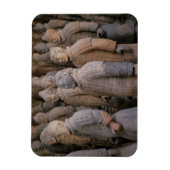Terra Cotta-strijders in Emperor Qin Shihuang's Magneet (Verticaal)