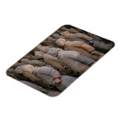 Terra Cotta-strijders in Emperor Qin Shihuang's Magneet (Linkerzijde)