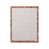 Terra Cotta Terrazzo, breedband, met briefformaat Notitieblok (Linkerzijde)