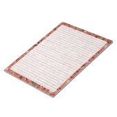 Terra Cotta Terrazzo, breedband, met briefformaat Notitieblok (Schuin)