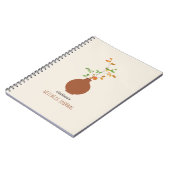 Terra Cotta Vase Self Care Wellness Journal Notitieboek (Linkerzijde)