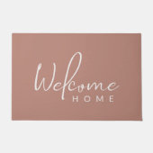 Terra Cotta Welkom thuis Cozy Deurmat (Voorkant)