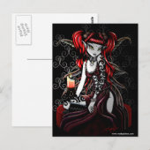 Terra Darkness Fire Fairy Briefkaart (Voorkant / Achterkant)