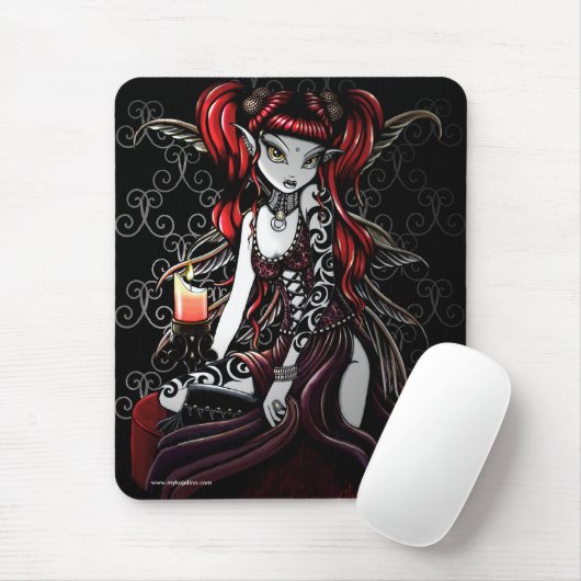 Terra Darkness Fire Fairy Mousepad Muismat (Met muis)