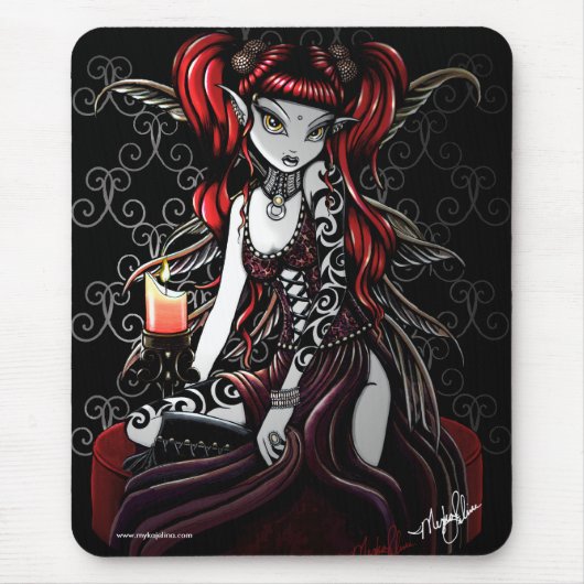 Terra Darkness Fire Fairy Mousepad Muismat (Voorkant)