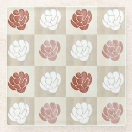 Terra Flora Grid Glazen Onderzetter