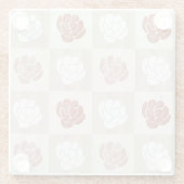 Terra Flora Grid Glazen Onderzetter (Achterkant)