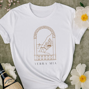 Terra Mia Amalfi Coast Reizen naar Italiaans erf T-shirt