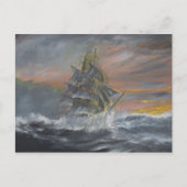 Terra Nova heads into a fierce Gale Dawn Briefkaart (Voorkant)