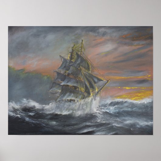 Terra Nova heads into a fierce Gale Dawn Poster (Voorkant)