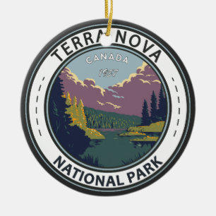 Terra Nova National Park Canada  badge Keramisch Ornament