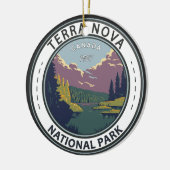 Terra Nova National Park Canada  badge Keramisch Ornament (Links)