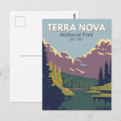 Terra Nova National Park Canada Travel Art  Briefkaart (Voorkant / Achterkant)