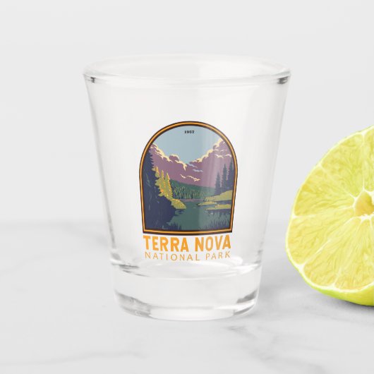 Terra Nova National Park Canada Travel Art  Shot Glas (Voorkant)