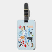 Terra Nova Newfoundland Bagagelabel (Voorkant verticaal)