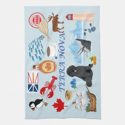 Terra Nova Newfoundland Theedoek (Verticaal)