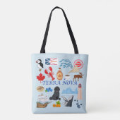Terra Nova Newfoundland Tote Bag (Achterkant)
