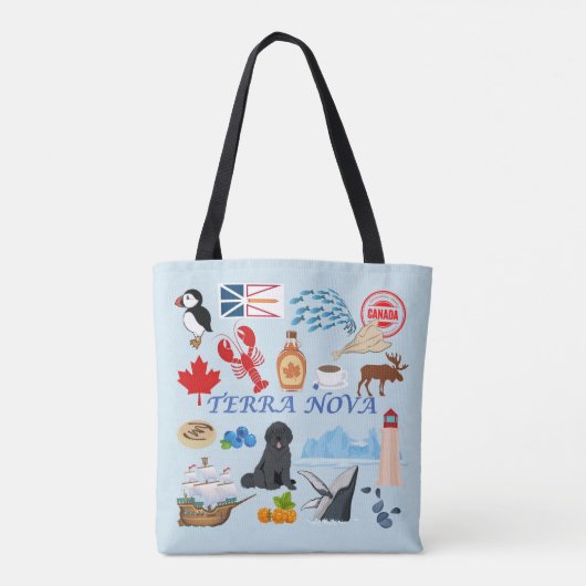 Terra Nova Newfoundland Tote Bag (Achterkant)