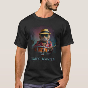 *~* TERRA percussionist Cool Cat AP91 DRUMMER T-shirt