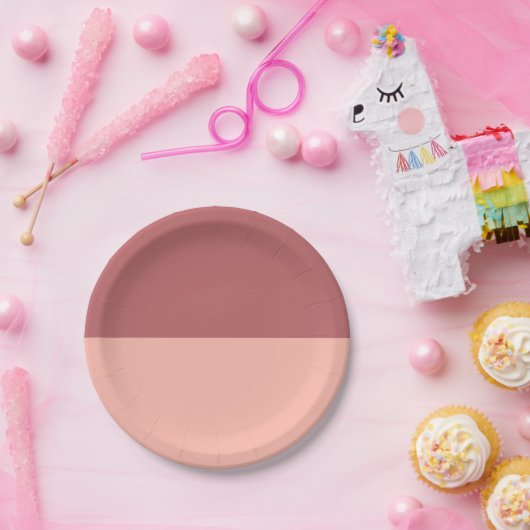 Terra Rosa en Melon Papieren Bordje (Feest)