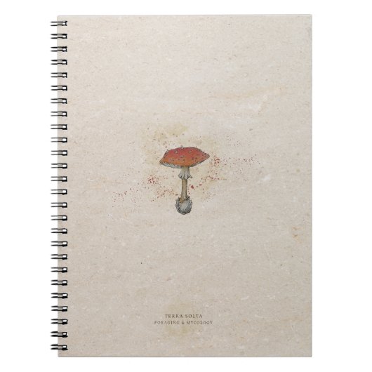 Terra Solta - Foraging & Mycology - notebook Notitieboek (Voorkant)