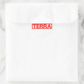 Terra Stamp Ronde Sticker (Tas)