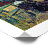Terrace Cafe over Montmartre Vincent Van Gogh Poster (Hoek)