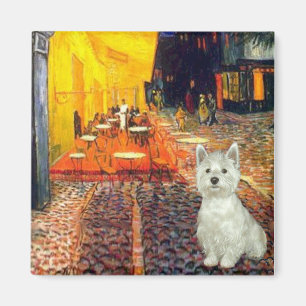 Terrace Cafe - Westie (S) Magneet