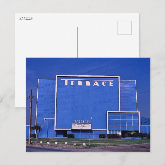 Terrace Drive-In Theatre, Bakersfield, Californië Briefkaart (Voorkant / Achterkant)