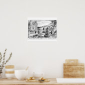 Terrace Garden Ballimore, Argyle, van Thomas Maws Poster (Keuken)