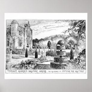 Terrace Garden Ballimore, Argyle, van Thomas Maws Poster