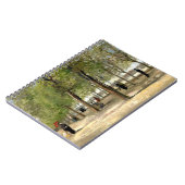 Terrace in Luxembourg Gardens (1886) Van Gogh art Notitieboek (Linkerzijde)