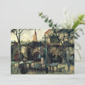 Terrace of a Cafe, Montmartre door Vincent van Gog (Staand voorkant)