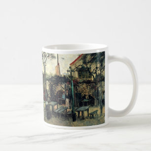 Terrace of a Cafe, Montmartre door Vincent van Gog Koffiemok