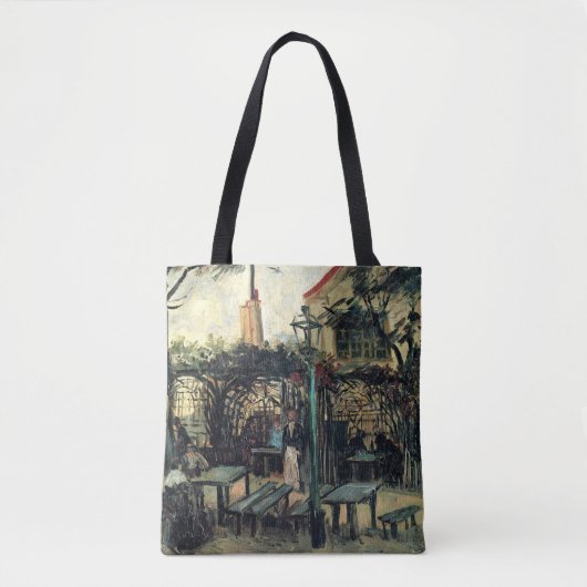 Terrace of a Cafe, Montmartre door Vincent van Gog Tote Bag (Voorkant)