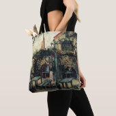 Terrace of a Cafe, Montmartre door Vincent van Gog Tote Bag (Dichtbij)
