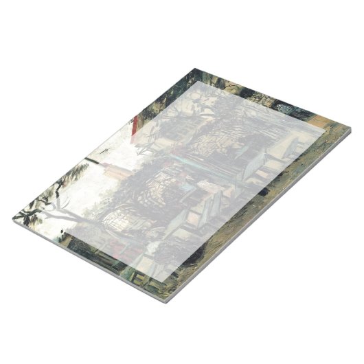 Terrace of a Cafe on Montmartre La Guinguette Notitieblok (Schuin)