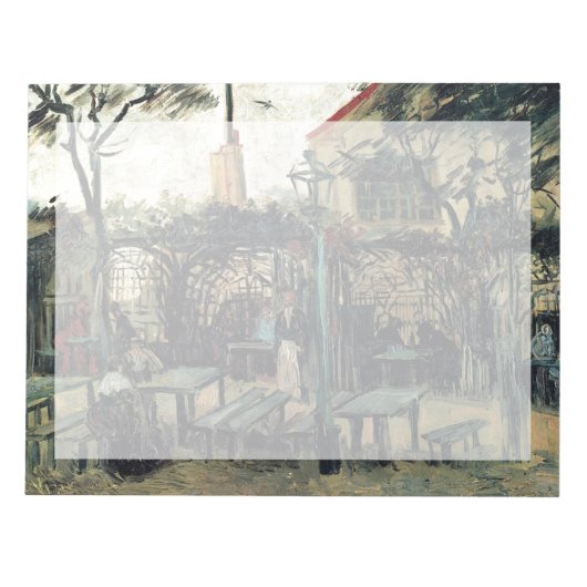 Terrace of a Cafe on Montmartre La Guinguette Notitieblok (Voorkant)