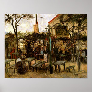 Terrace of Cafe Montmartre (F238)Van Gogh Fine Art Poster