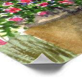 Terrace of the Manor House in Heslington York Poster (Hoek)