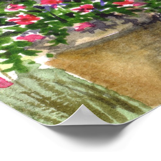 Terrace of the Manor House in Heslington York Poster (Hoek)