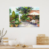 Terrace of the Manor House in Heslington York Poster (Keuken)