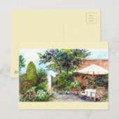 Terrace of The Manor House, York Briefkaart (Voorkant / Achterkant)