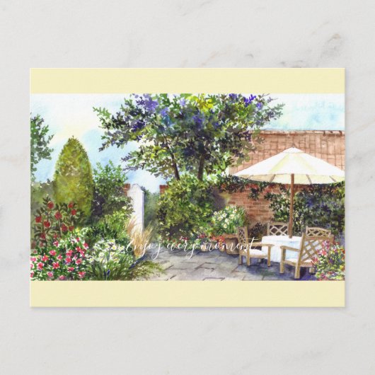 Terrace of The Manor House, York Briefkaart (Voorkant)